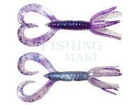 Soft Bait Keitech Little Spider 3.0 inch | 76mm - LT Purple Ice Shad