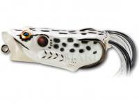 Hard Lure Live Target Hollow Body Frog Popper 5cm 10.5g - Albino/White