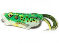 Hard Lure Live Target Hollow Body Frog Popper 6.5cm 14g - Floroscent Green/Yellow