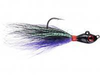 Lure Mustad Big Eye Bucktail Jig 7g  1/4oz - Black-Purple