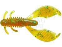 Soft Bait Reins Mini AX Craw 2 inch - 565 Motoroil Green Flake