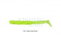 Przynęta Reins Rockvibe Shad 1.2 cale - 129 Glow Chart Silver