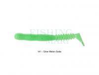 Soft Bait Reins Rockvibe Shad 1.2 inch - 141 Glow Melon Soda