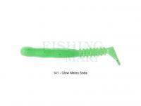 Soft Bait Reins Rockvibe Shad 1.2 inch - 141 Glow Melon Soda