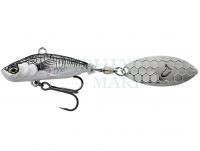 Lure Savage Gear 3D Sticklebait Tailspin 6.5cm 9g - Black Silver