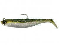 Soft bait SG Savage Minnow 10cm 20g - Green Silver 2+1pcs