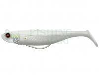Soft bait SG Savage Minnow Weedless 10cm 16g 2+1pcs - White Pearl Silver