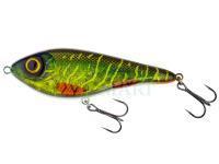 Jerkbait Strike Pro Buster SwimBait 13cm - C755G Green Motoroil Pike UV