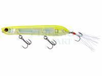 Lure Yo-Zuri 3DB Pencil Popper 4-3/8 in | 110 mm | 1/2 oz | 15 g - Prism Chartreuse Silver (R1444-PCLS)