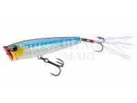 Lure Yo-zuri 3DR-X Popper 65mm 6g - R1435-PSB Prism Silver Blue