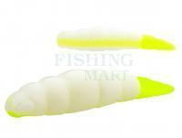 Soft bait Yochu Cheese Trout Series 1.7 inch | 43mm - 131 White / Hot Chartreuse