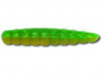 Quantum Soft Baits Magic Trout B-Maggot 25mm - Garlic | Yellow-green