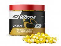 Przynęty Match Pro Top Worms Wafters 3D Duo 8mm - CSL (Fermentowana Kukurydza)