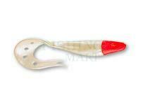 Soft Baits Delalande Sandra 12cm - 62 Blanc Nacré Tête Rouge