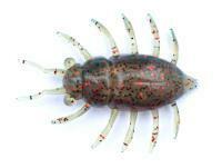 Soft Baits FishUp Maybug 1.3" #045 - Green Pumpkin/Red & Black