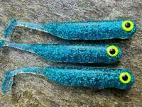 Przynęty miękkie Great Fish GF1 49mm 1g - bezzapachowy - glitter blue
