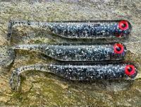 Przynęty miękkie Great Fish GF1 49mm 1g - bezzapachowy - glitter graphite