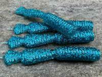 Soft Baits Great Fish GF2 Leech 60mm 1.8g - no scent - glitter blue