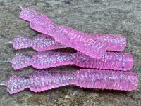 Soft Baits Great Fish GF2 Leech 60mm 1.8g - no scent - glitter pink