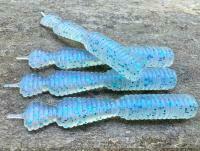 Soft Baits Great Fish GF2 Leech 60mm 1.8g - no scent - ice blue