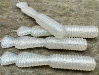 Soft Baits Great Fish GF2 Leech 60mm 1.8g - no scent - silver pearl