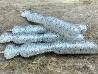 Soft Baits Great Fish GF2 Leech 60mm 1.8g - no scent - white pearl