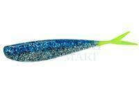 Soft Baits Lunker City Fat Fin-S Fish 3.5" - #273 Blue Ice/ Chartreuse Tail