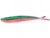 Soft baits Lunker City Fin-S Fish 4" - #167 Emerald Bubblegum