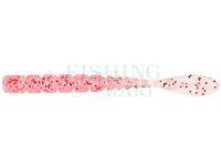 Soft Baits Mustad AJI Worm Fla-Fla 2" 5cm - Clear Red Glitter