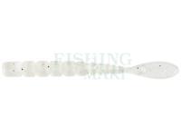 Przynęty miękkie Mustad AJI Worm Fla-Fla 2" 5cm - White Glow Glitter