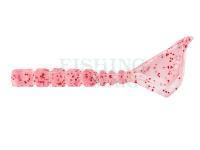 Soft Baits Mustad AJI Worm Hila-Hila 1.7" 4.3cm - Clear Red Glitter