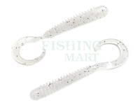 Soft Baits Noike Ring curly 3inch 76mm - #48 Clear White Wakasagi