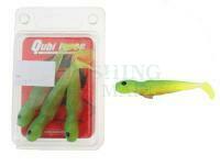 Soft Baits Qubi Lures Syrena Shad 7cm 2.2g - Radioactiv