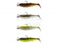 Soft Baits Savage Gear Cannibal Shad Mix 12.5cm 20G+12.5G #5/0 | 4+4PCS - Clear Water Mix: Holo Baitfish, Motor Oil UV, Ice Minnow, Chartreuse Pumpkin