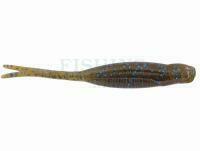 Soft Baits X Zone Lures Scented Stealth Minnow 2.75" 7cm - Green Pumkin Blue Flake