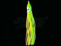 Przynęty morskie Dega Octopus 5pcs. 12cm - Green/Yellow