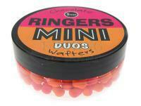 Ringers Chocolate Orange Duos Wafters Mini 8x5mm - Orange and Pink