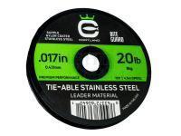 Cortland Tie-able Stainless Steel Leader Material Green 15ft | 4.5m 15lb .015in
