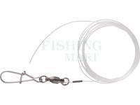 Trolling fluorocarbon leader rigging of dead fish 120cm 10kg swivel bearing