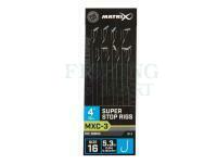 Przypony Matrix MXC-3 Super Stop Rigs 10cm - Size 16 / 0.165mm