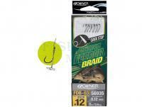 Leaders Owner Method Feeder Braid with Quick stop FDB-03 10cm #12 0.12mm 8lb 3.6kg 6pcs