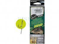 Przypony z Plecionki do Method Feeder z Igłą FDB-01 10cm 0.15mm #10 10lb 4.6kg 6szt