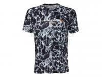Koszulka Savage Gear Night UV T-Shirt Black Waterprint - L