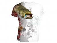 Breathable T-shirt Dragon - catfisch white L