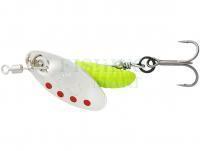 Lure Savage Gear Grub Spinners #1 3.8g - Silver Red Lime
