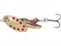 Błystka Savage Gear Sticklebait Spinner #1 4.5g - Minnow Gold Red