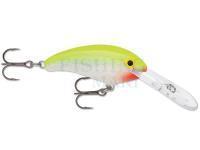 Wobler Rapala Shad Dancer 5cm - Silver Fluorescent Chartreuse