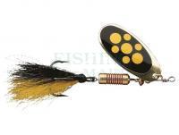 Błystka obrotowa DAM Effzett Standard Spinner Dressed #2 / 4g - Blacky