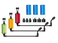 Swingery karpiowe Prologic K1 Mega Swing Arm Kits 3 rod Red/Yellow/Green Plus 3 Blue
