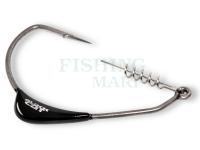 Haczyki Black Cat Mega-Offset-Hook DG coating #12/0 | 1pcs | 20g